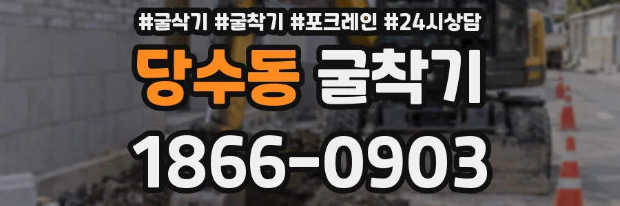 당수동 굴착기