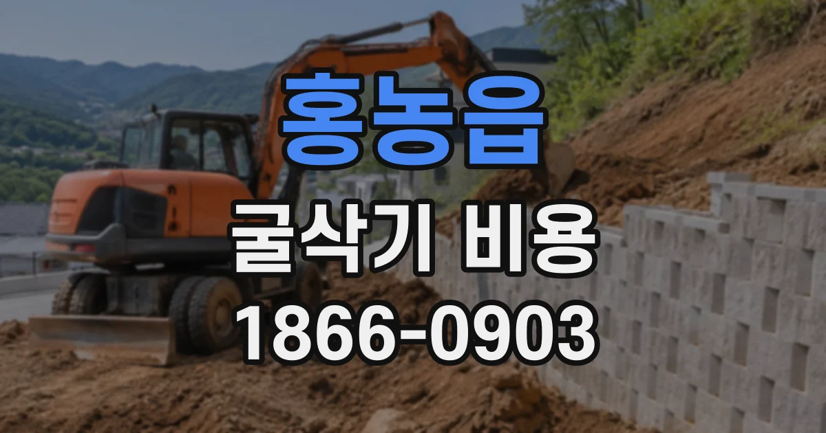 홍농읍 굴삭기비용