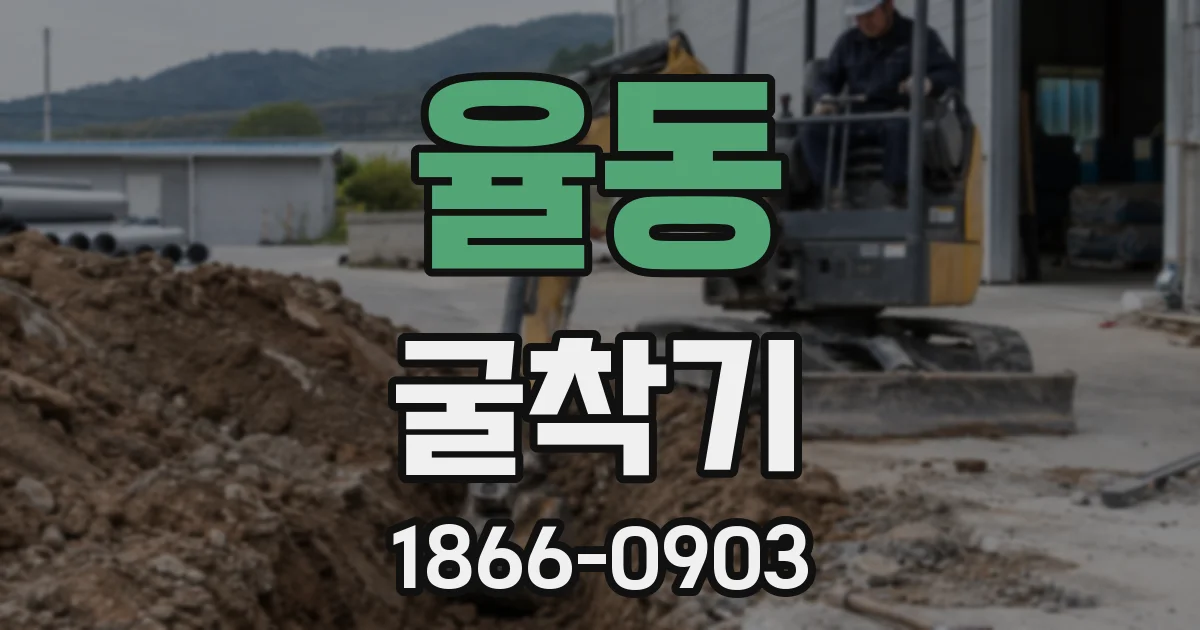 율동 굴착기