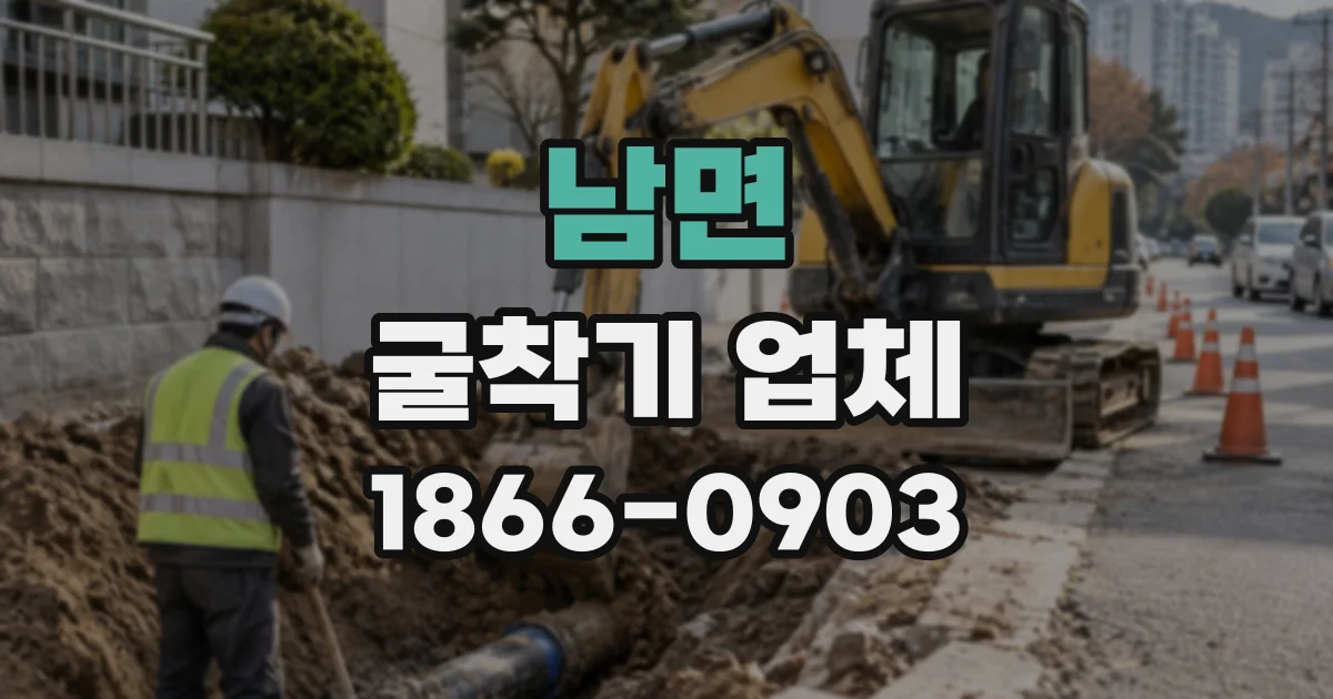 남면 굴착기업체