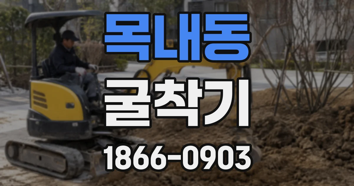 목내동 굴착기