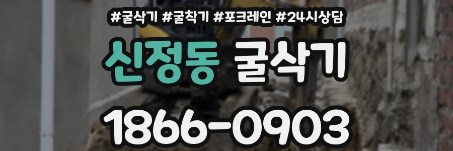 신정동 굴삭기