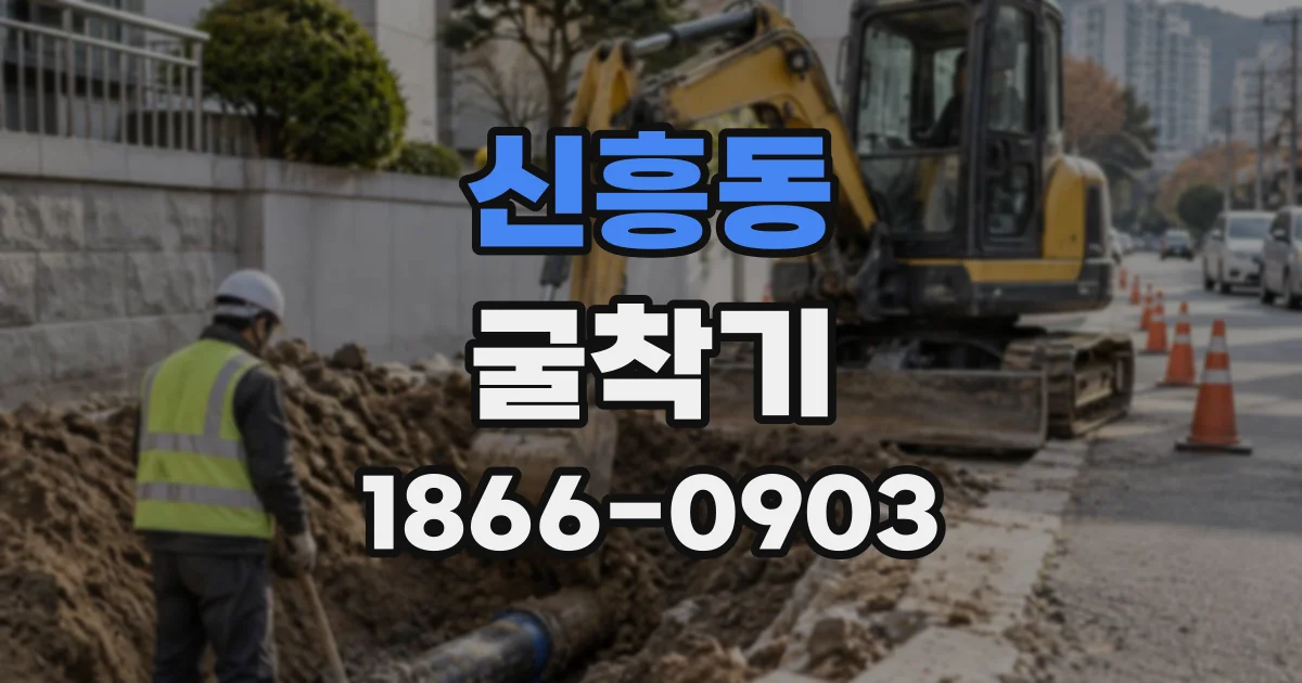 신흥동 굴착기