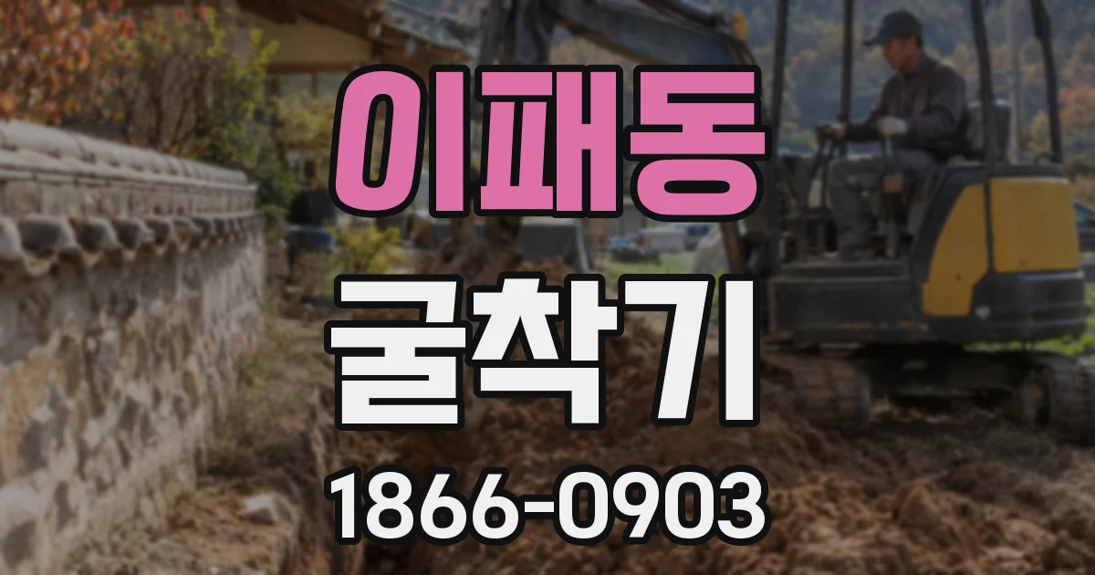 이패동 굴착기