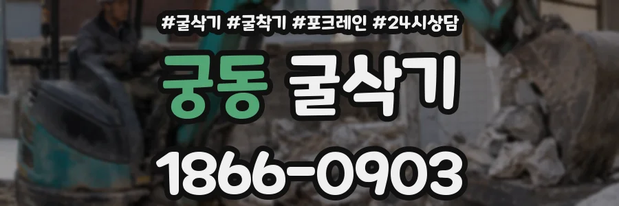 궁동 굴삭기