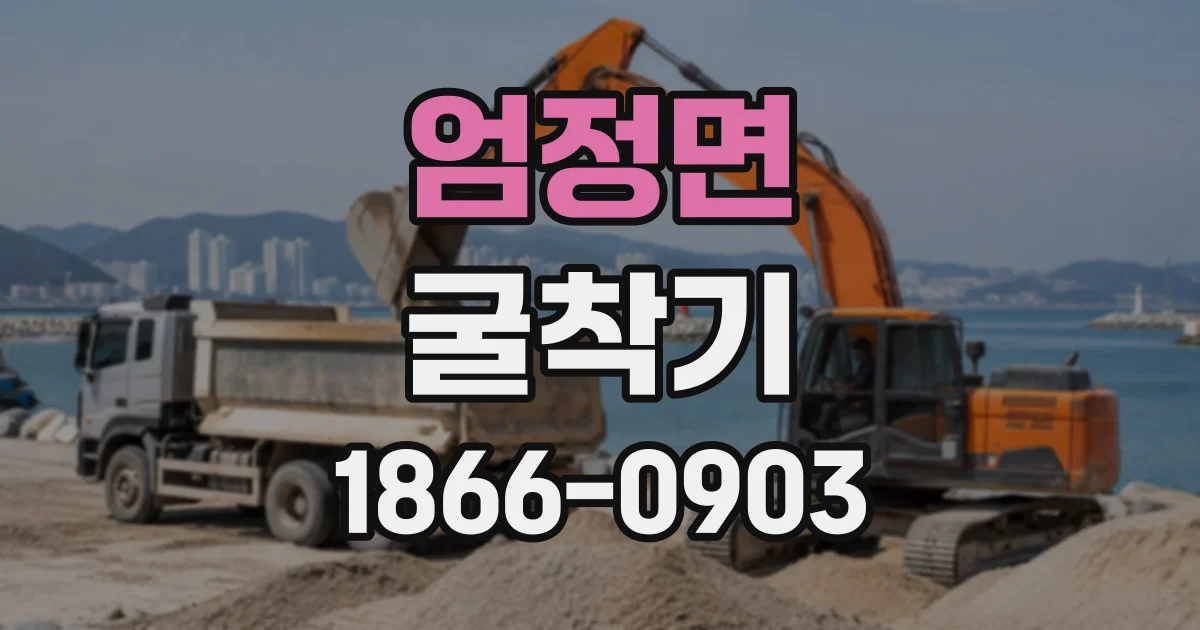 엄정면 굴착기