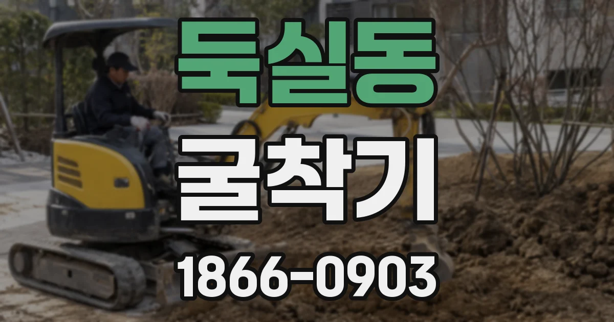 둑실동 굴착기