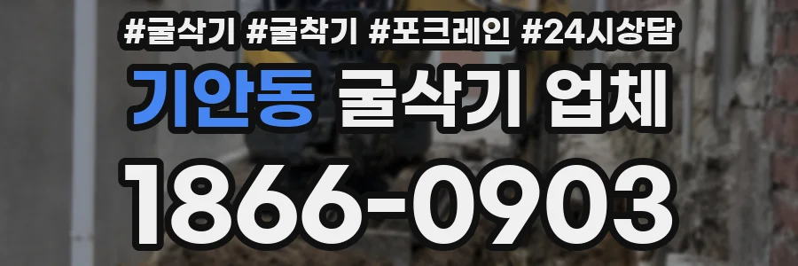 기안동 굴삭기 업체