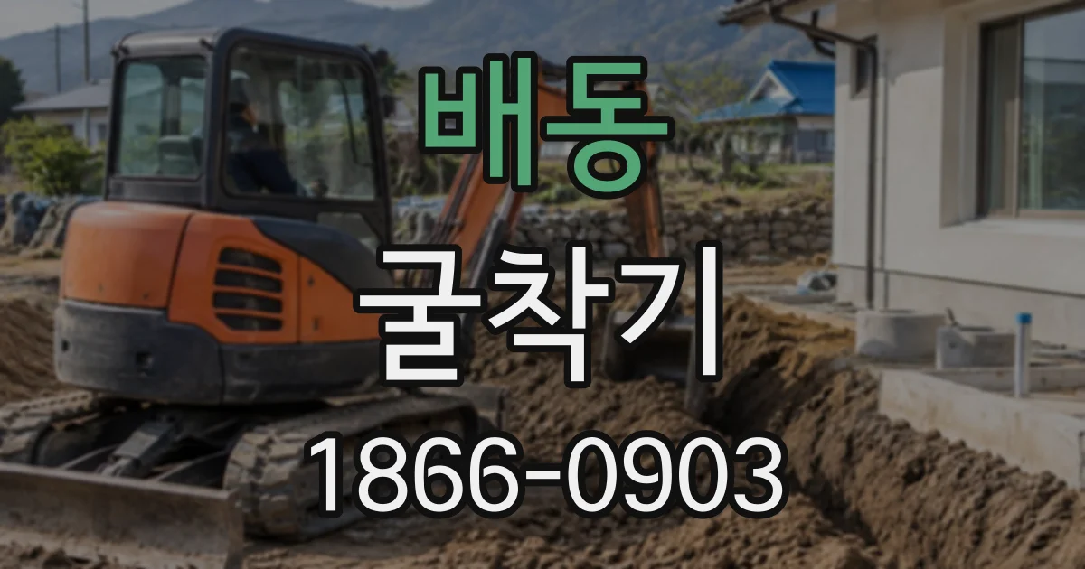 배동 굴착기