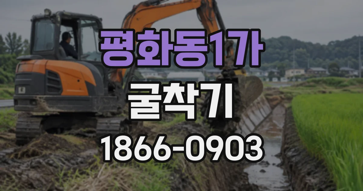 평화동1가 굴착기