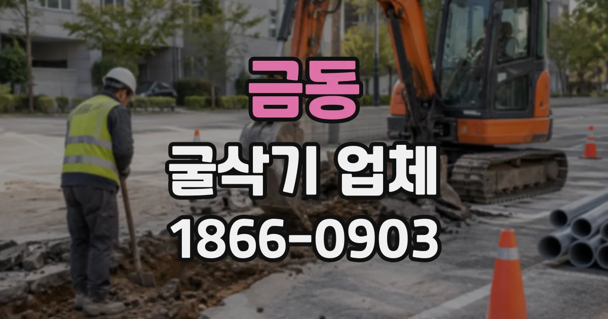 금동 굴삭기업체