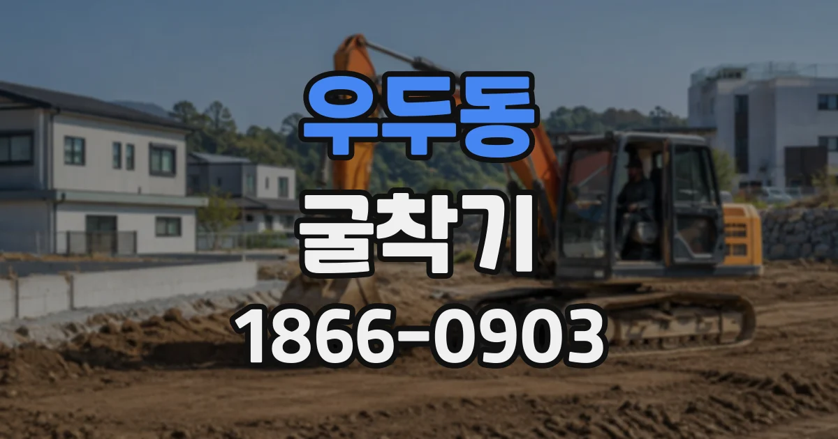 우두동 굴착기