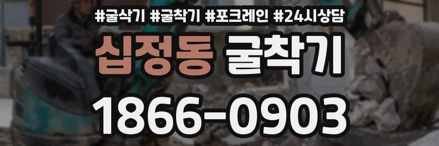 십정동 굴착기
