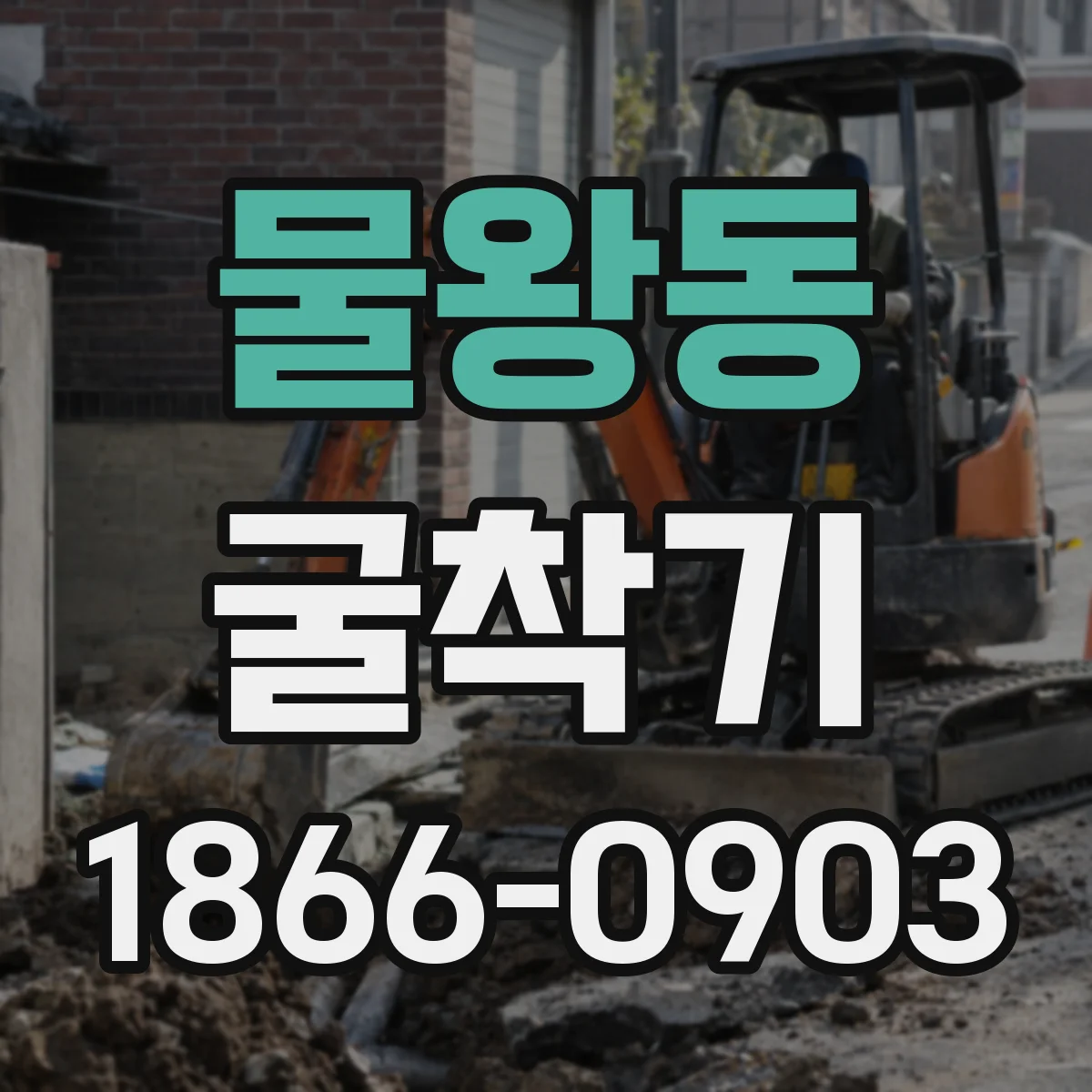 물왕동 굴착기