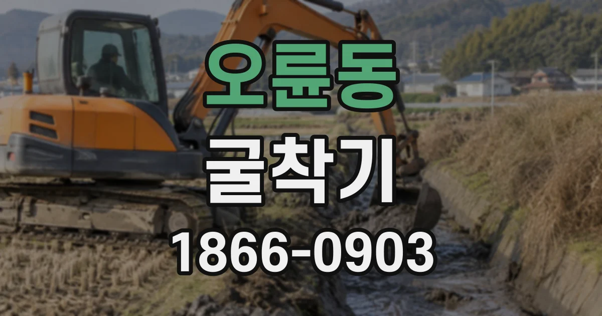 오륜동 굴착기