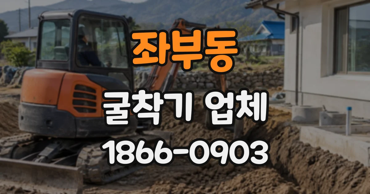 좌부동 굴착기업체