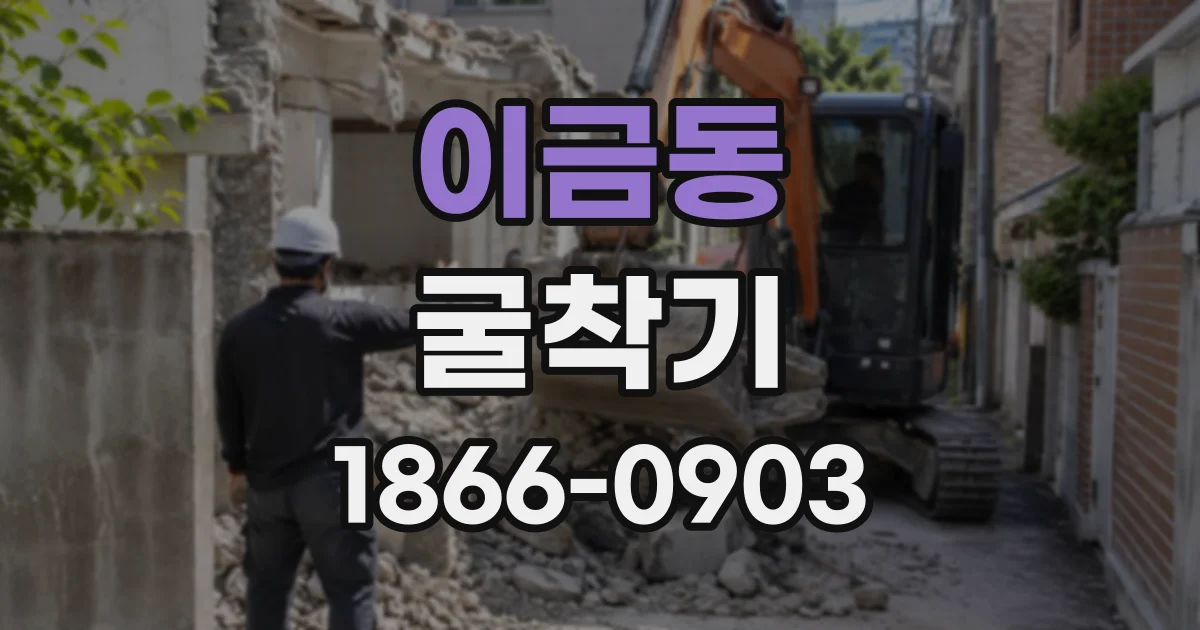 이금동 굴착기