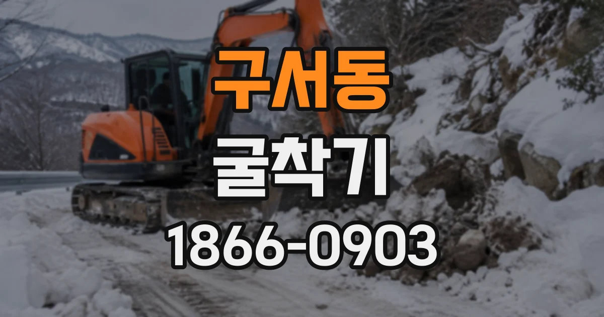 구서동 굴착기