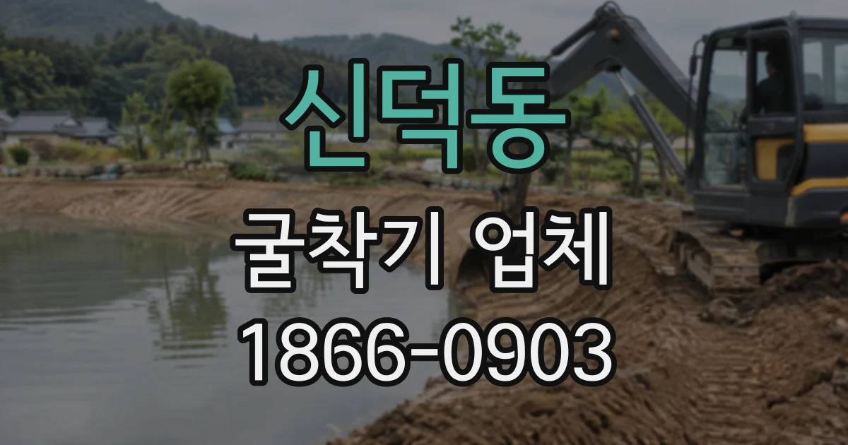 신덕동 굴착기업체