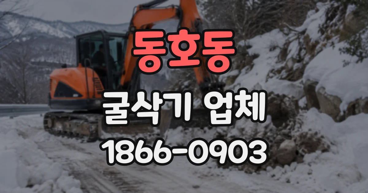 동호동 굴삭기업체