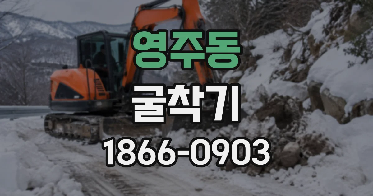 영주동 굴착기