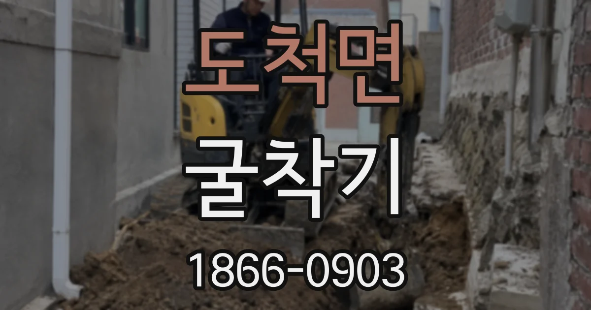 도척면 굴착기