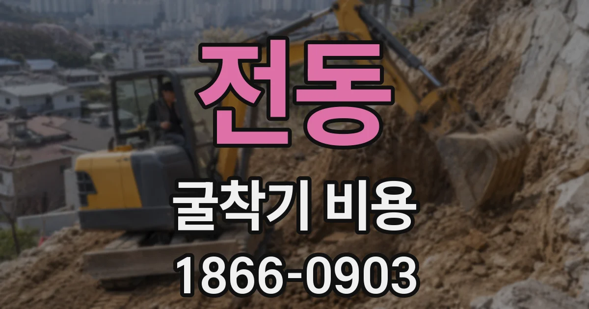 전동 굴착기 비용