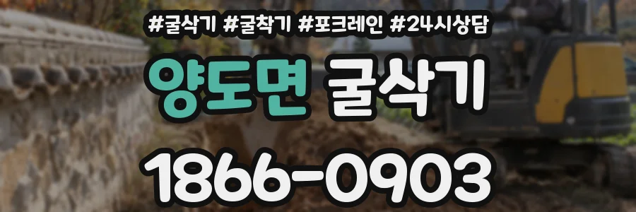 양도면 굴삭기