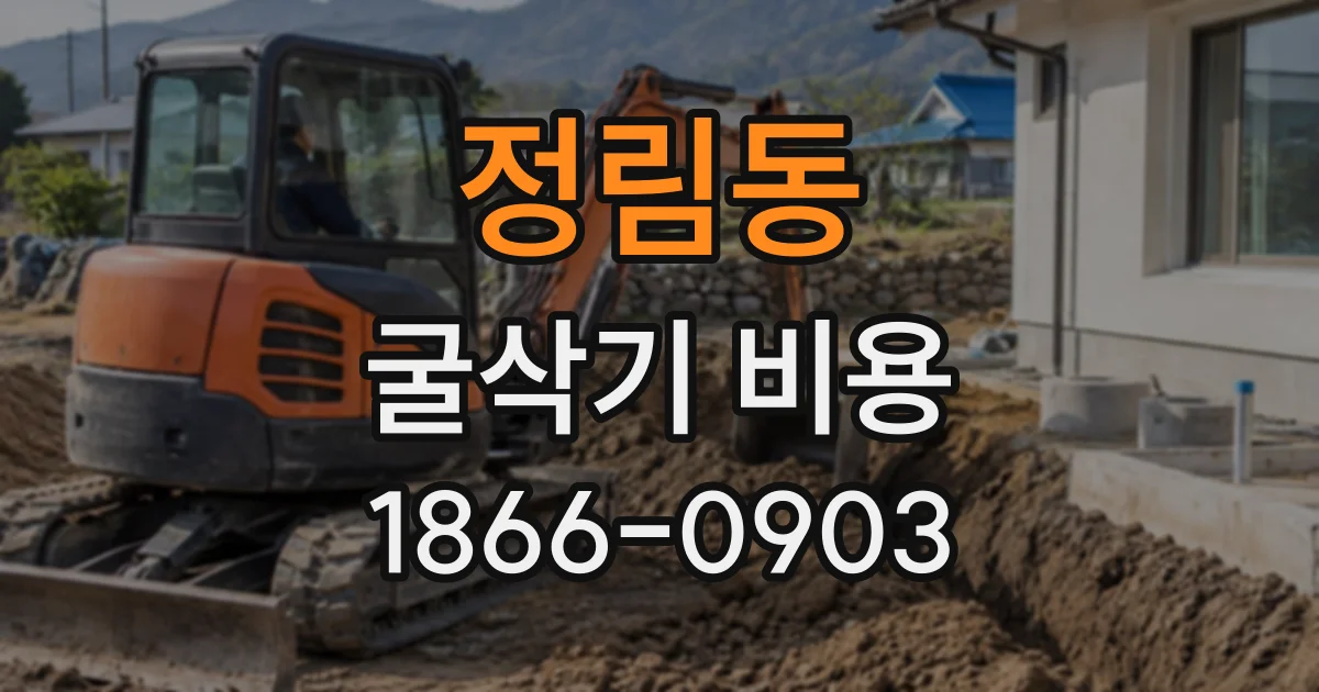 정림동 굴삭기비용