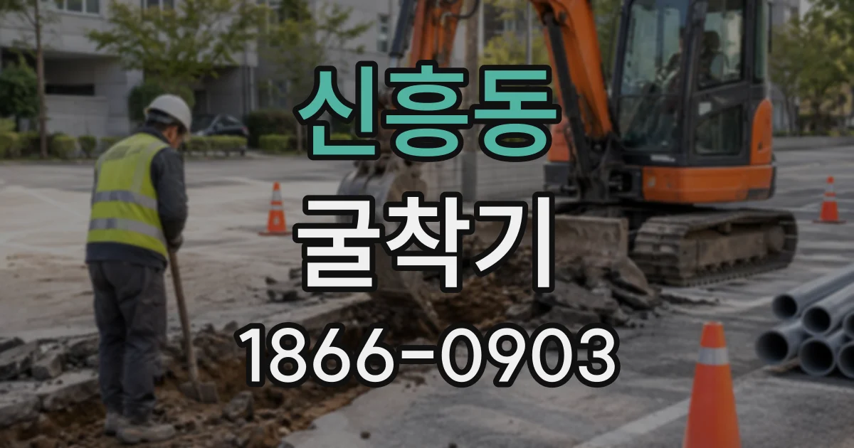신흥동 굴착기