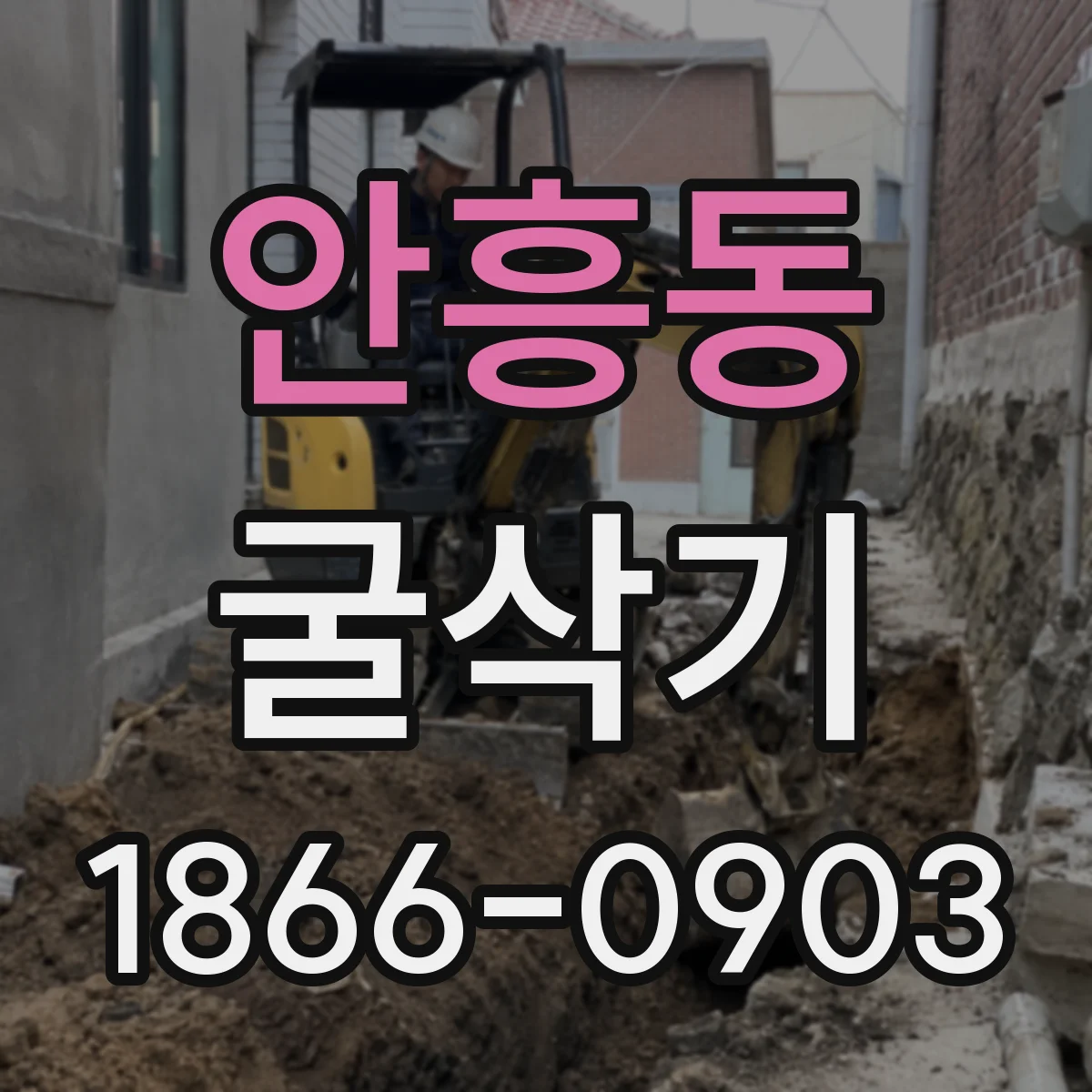 안흥동 굴삭기