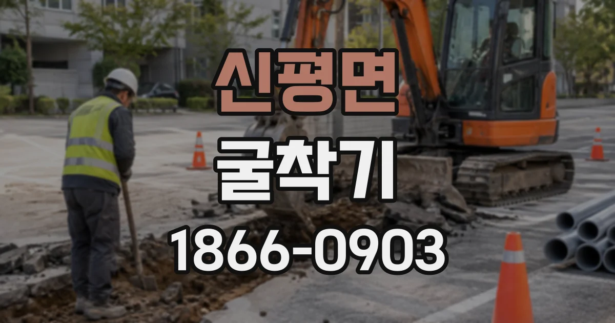 신평면 굴착기