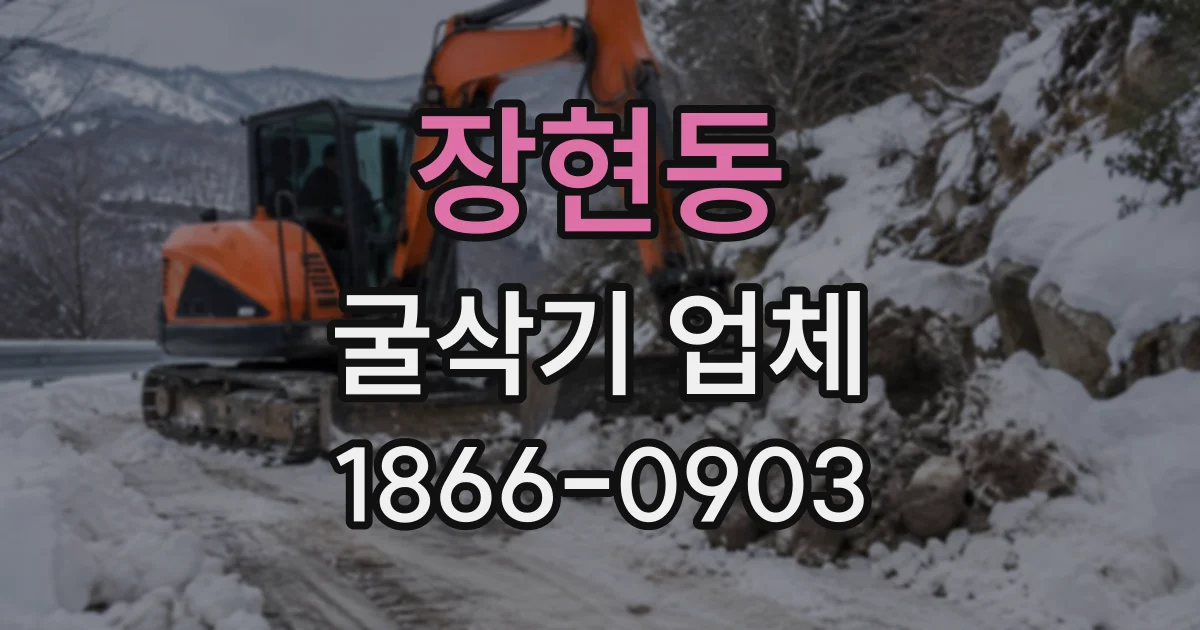 장현동 굴삭기업체