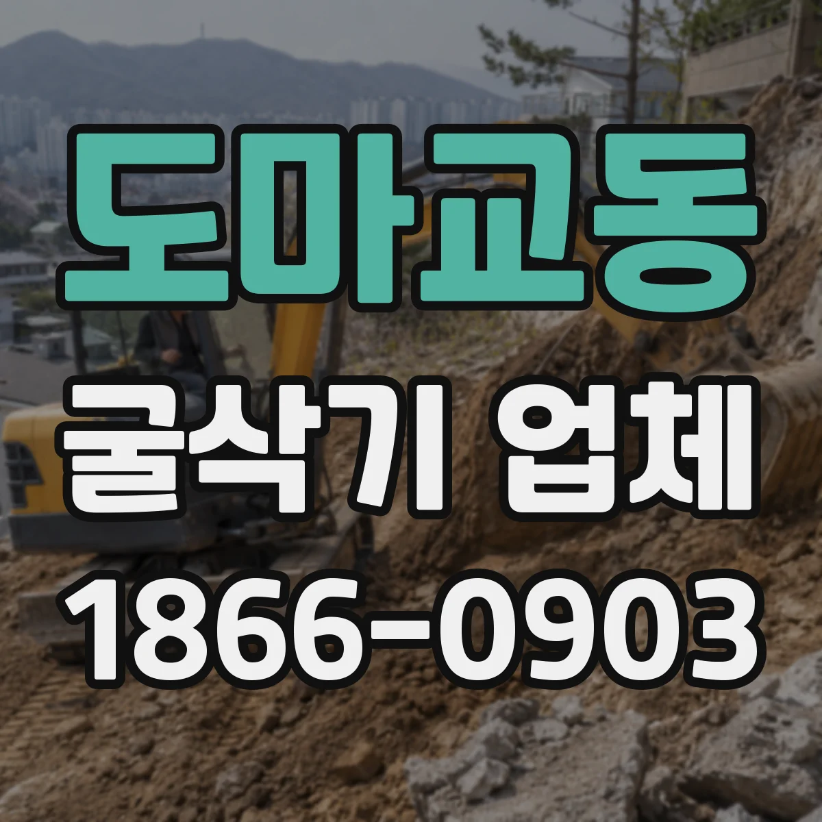 도마교동 굴삭기 업체