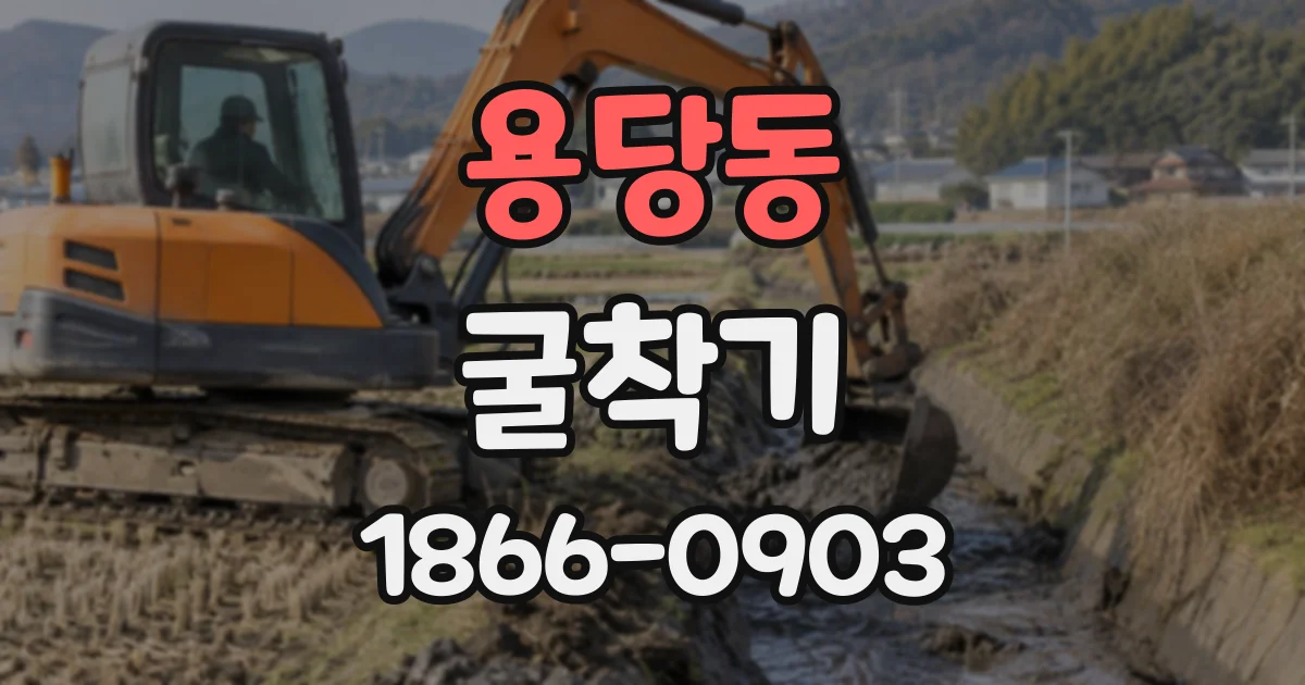 용당동 굴착기