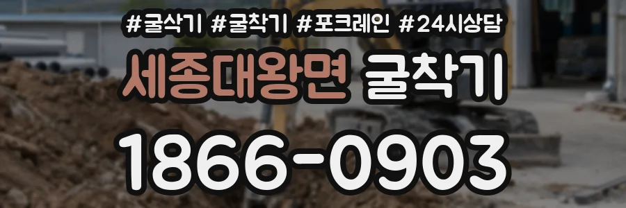 세종대왕면 굴착기