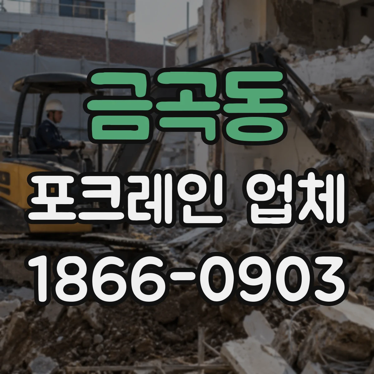 금곡동 포크레인 업체