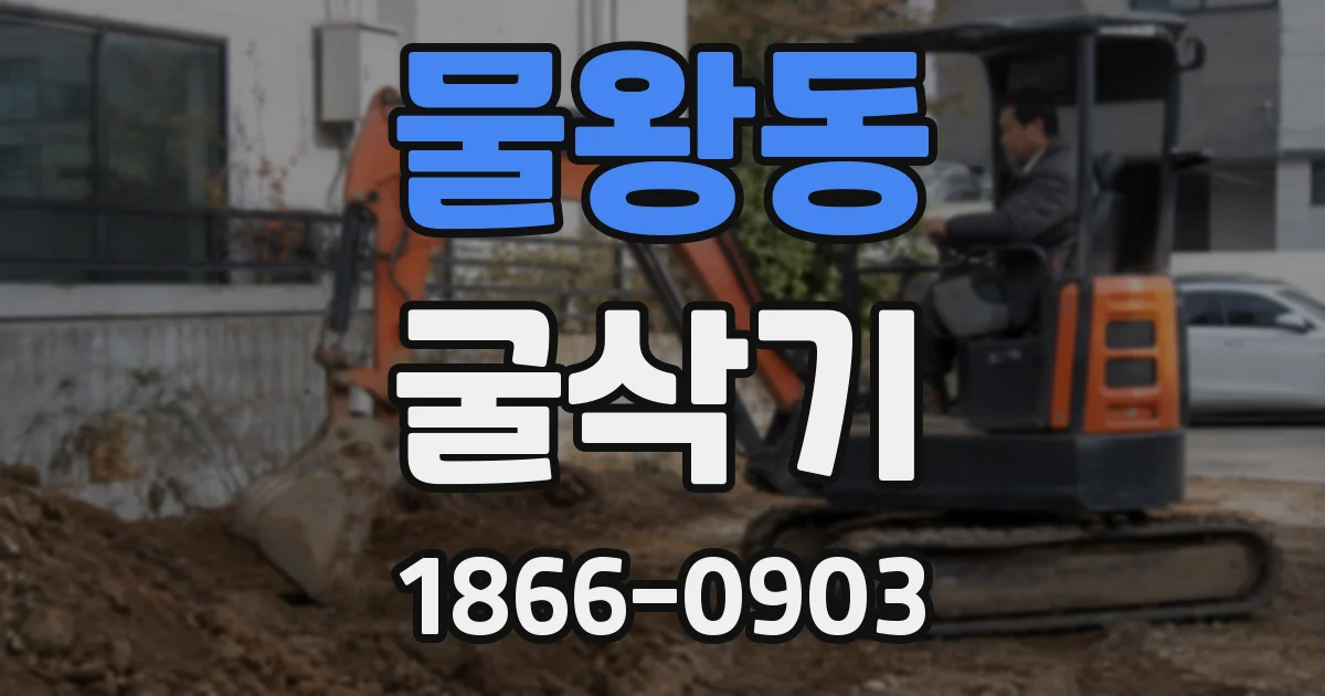 물왕동 굴삭기