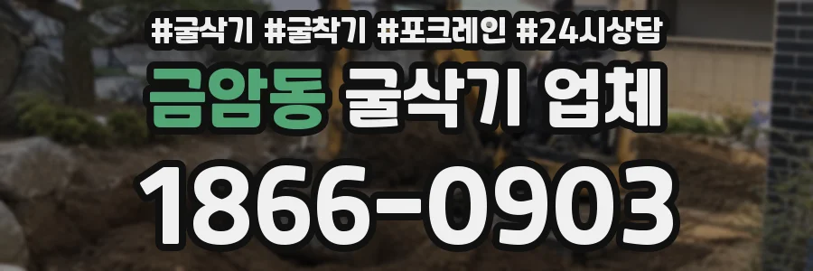 금암동 굴삭기 업체