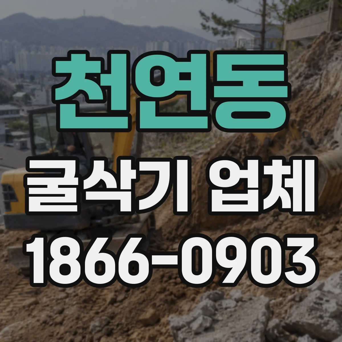 천연동 굴삭기 업체