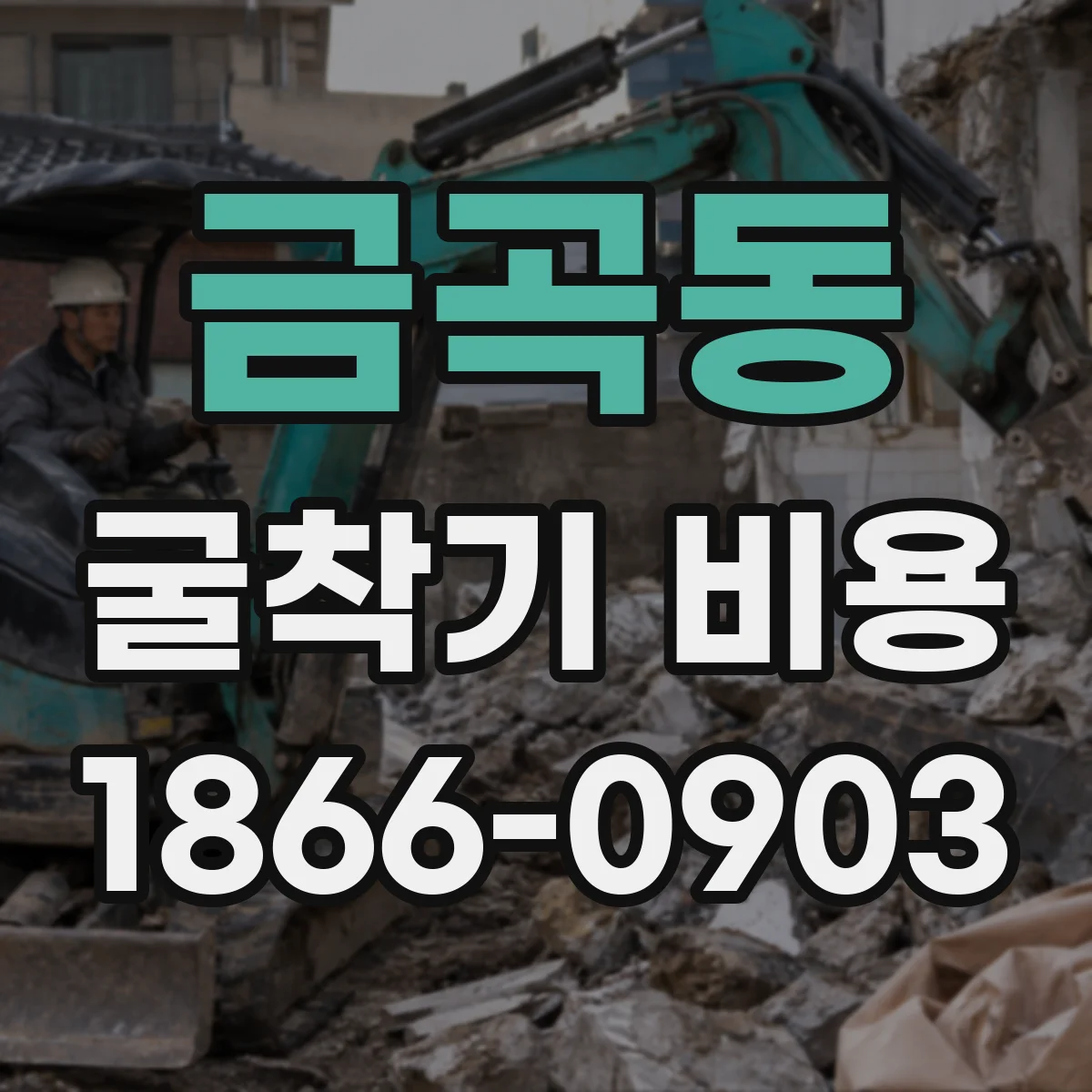 금곡동 굴착기 비용