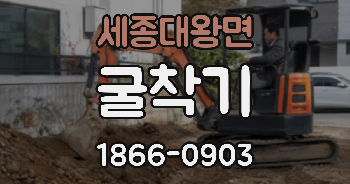 세종대왕면 굴착기