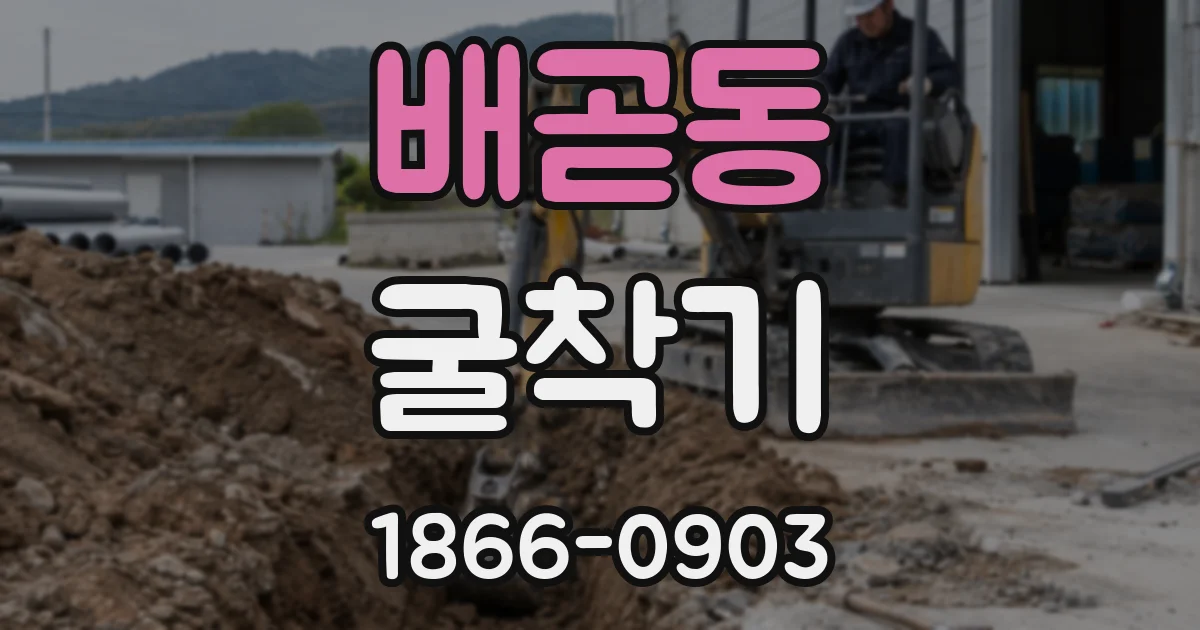 배곧동 굴착기