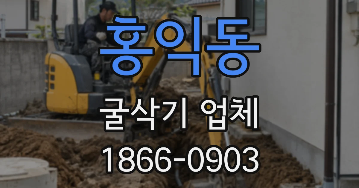 홍익동 굴삭기 업체
