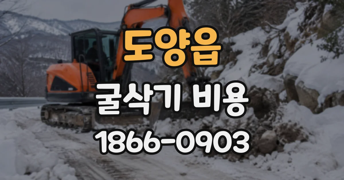 도양읍 굴삭기비용