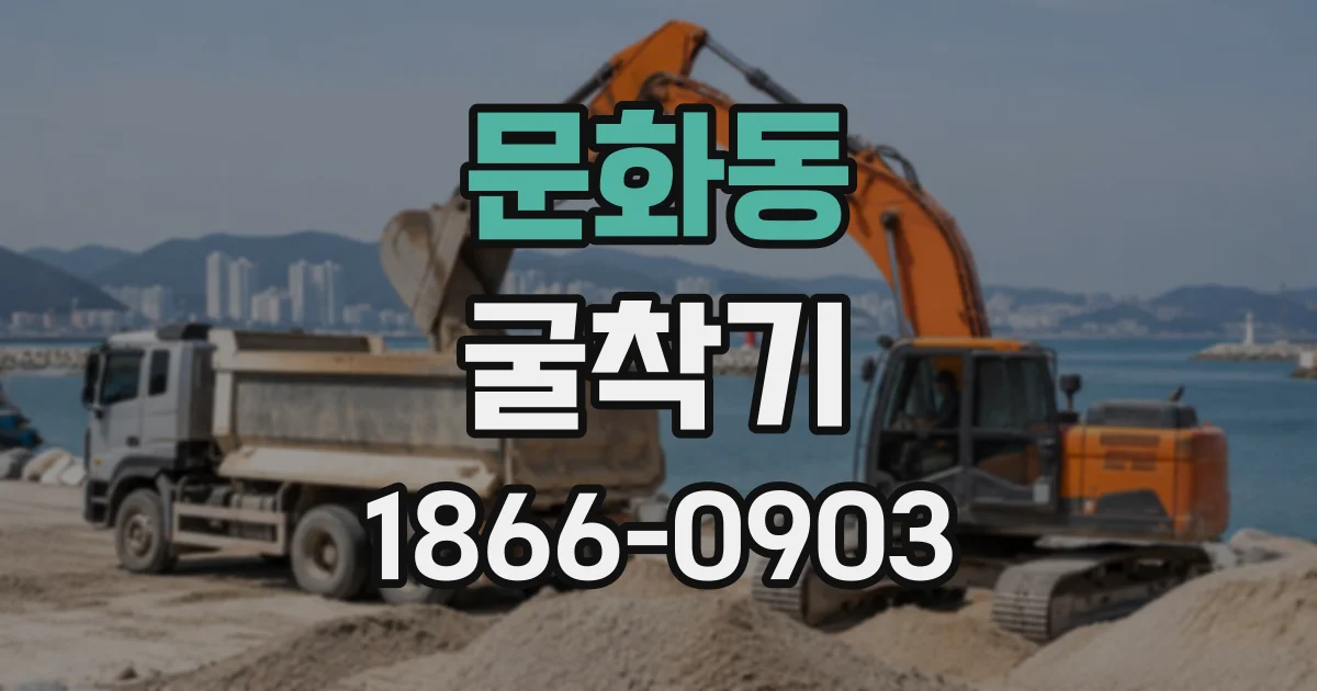 문화동 굴착기