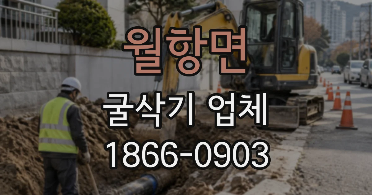 월항면 굴삭기업체