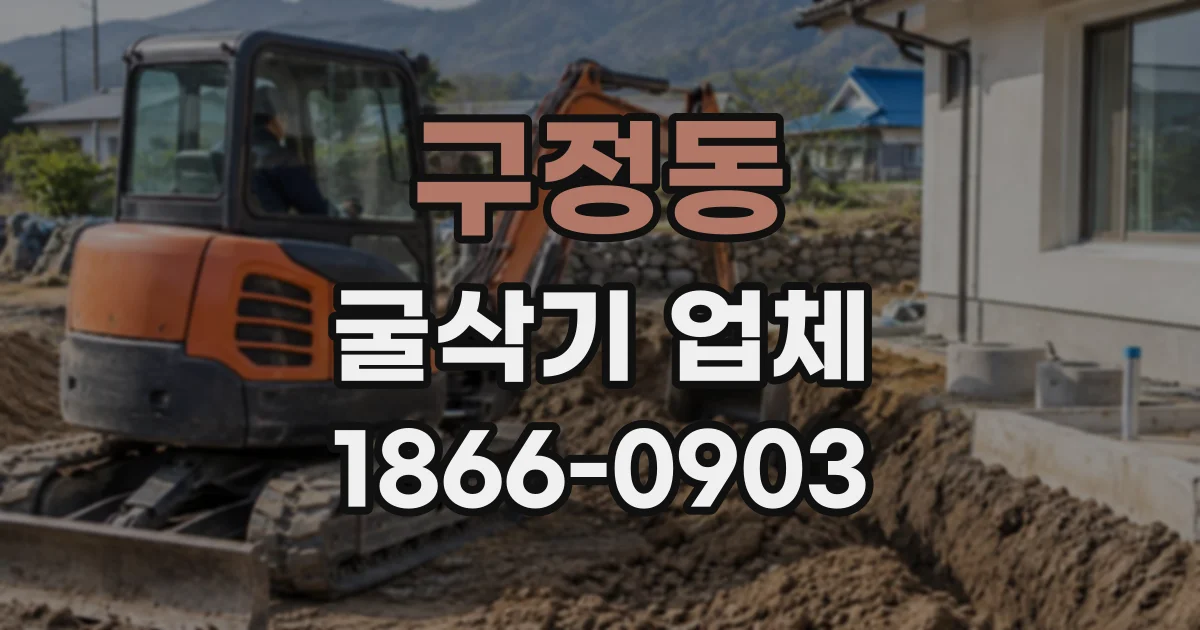 구정동 굴삭기업체