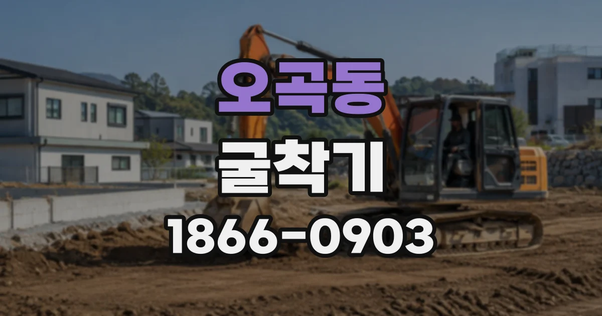 오곡동 굴착기
