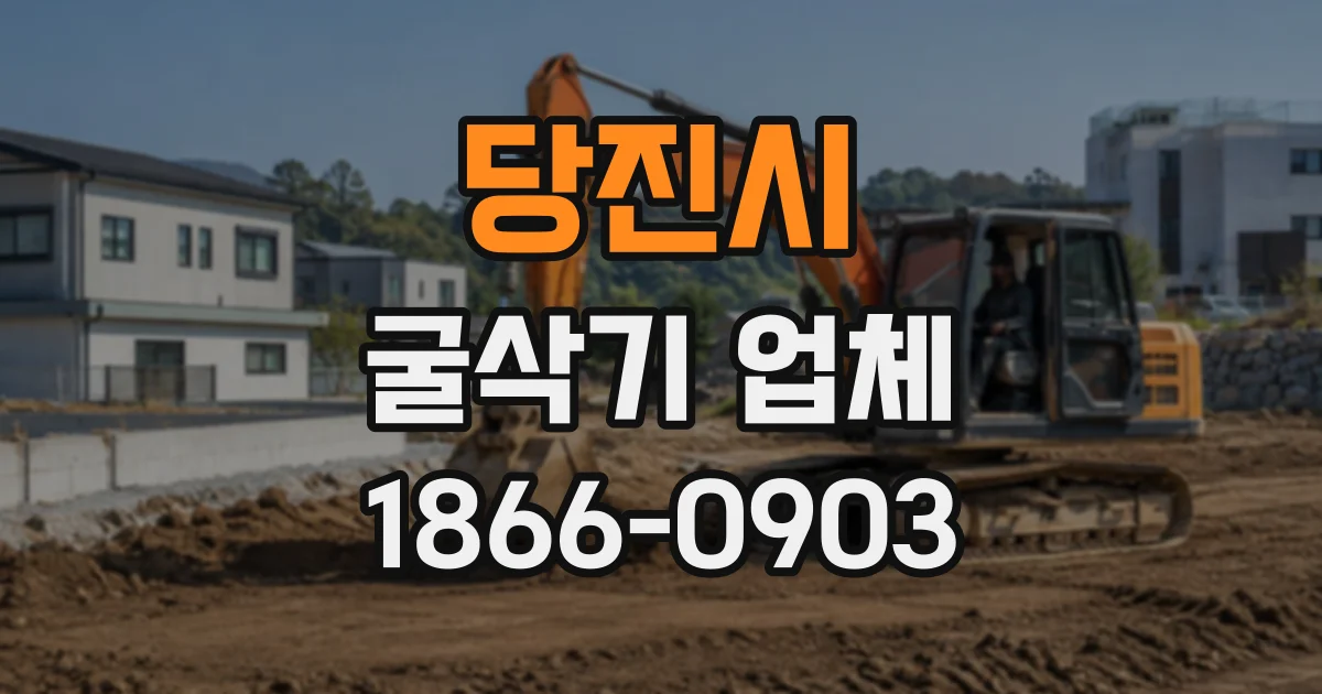 당진시 굴삭기업체